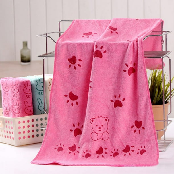 Cartoon Cute Dog Soft Cotton Absorbent Terry Hand Bath Face Sheet Towel 50*25cm